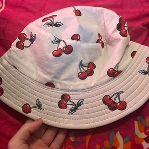 cherry bucket hat